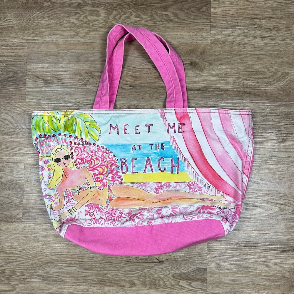 Lilly Pulitzer Meet Me At The Beach Tote Bag